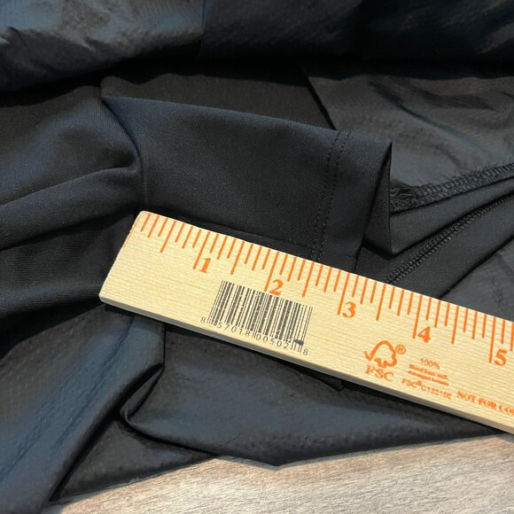 Sincerely Jules Black Athletic Skort, Bungee Elastic Waist, Pockets - Size Large - Picture 7 of 8